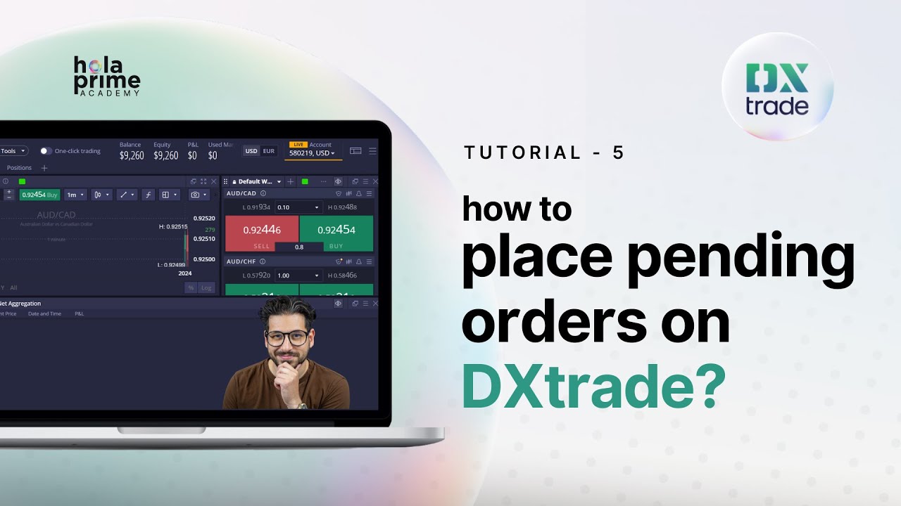 How to Place Pending Orders on DXtrade | Hola Prime