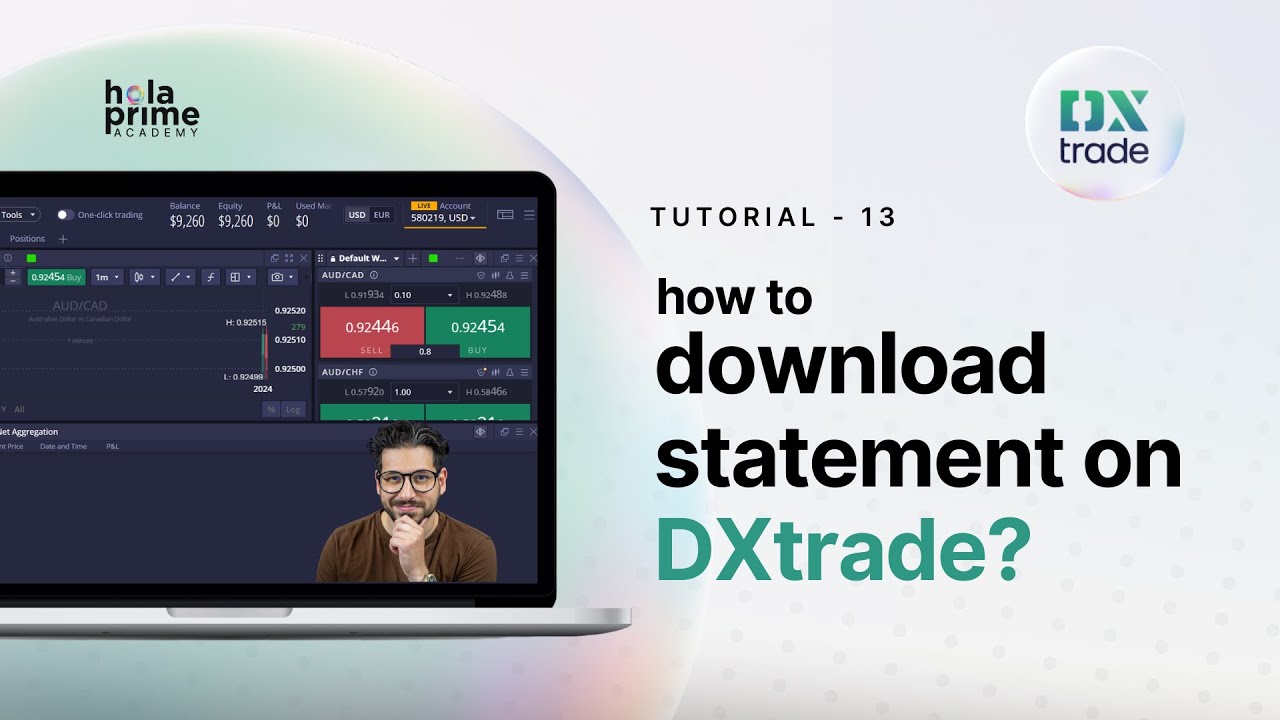 How to Download Your Account Statement on DxTrade | Hola Prime