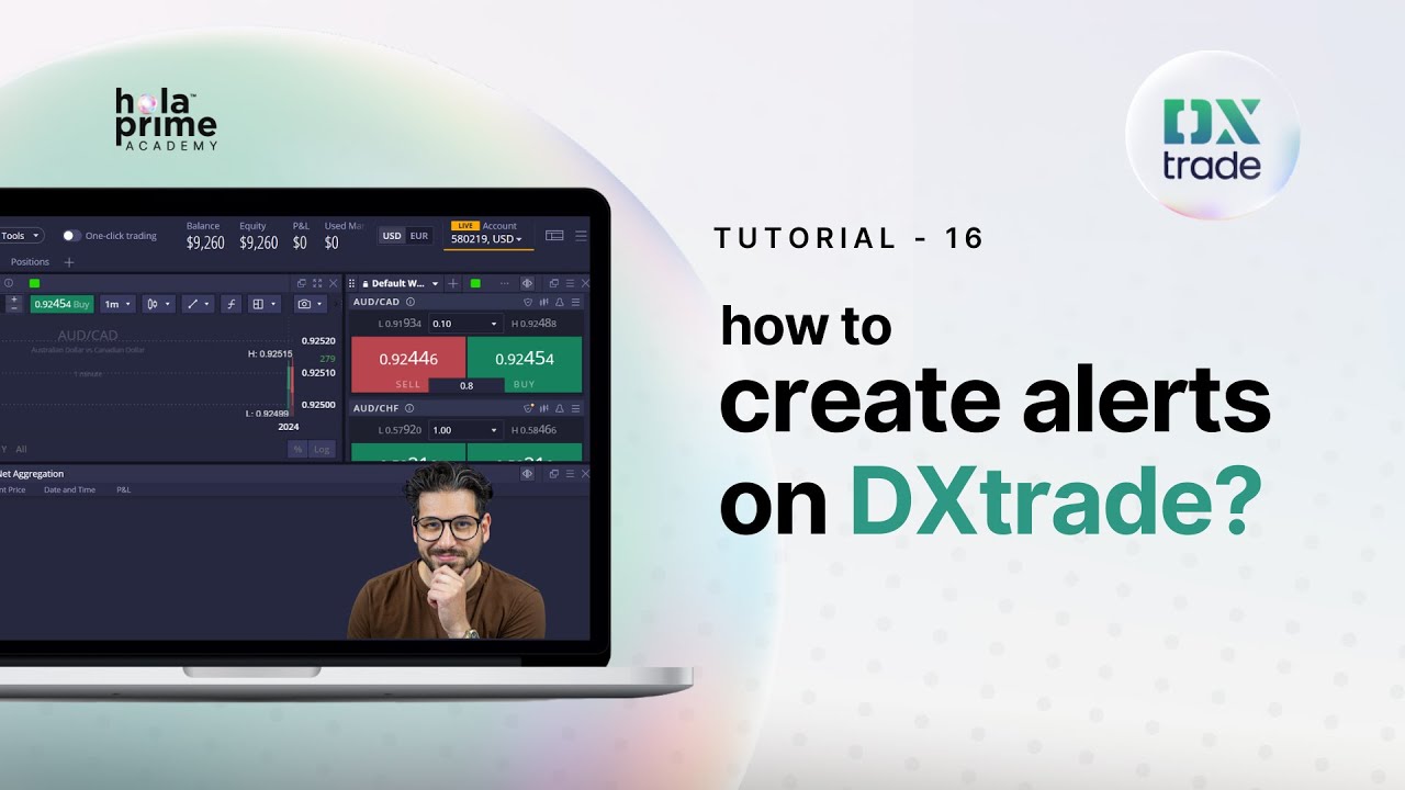 How to Set Price Alerts on DxTrade | Hola Prime