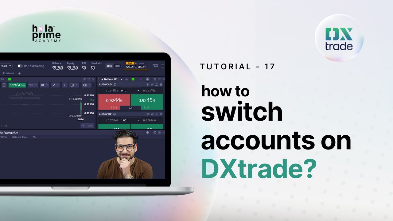 How to Switch Between Trading Accounts on DxTrade | Hola Prime