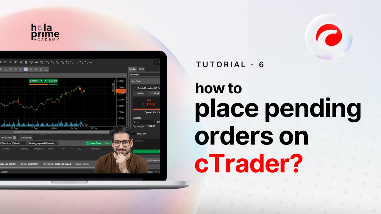 How to Place Pending Orders on cTrader | Hola Prime