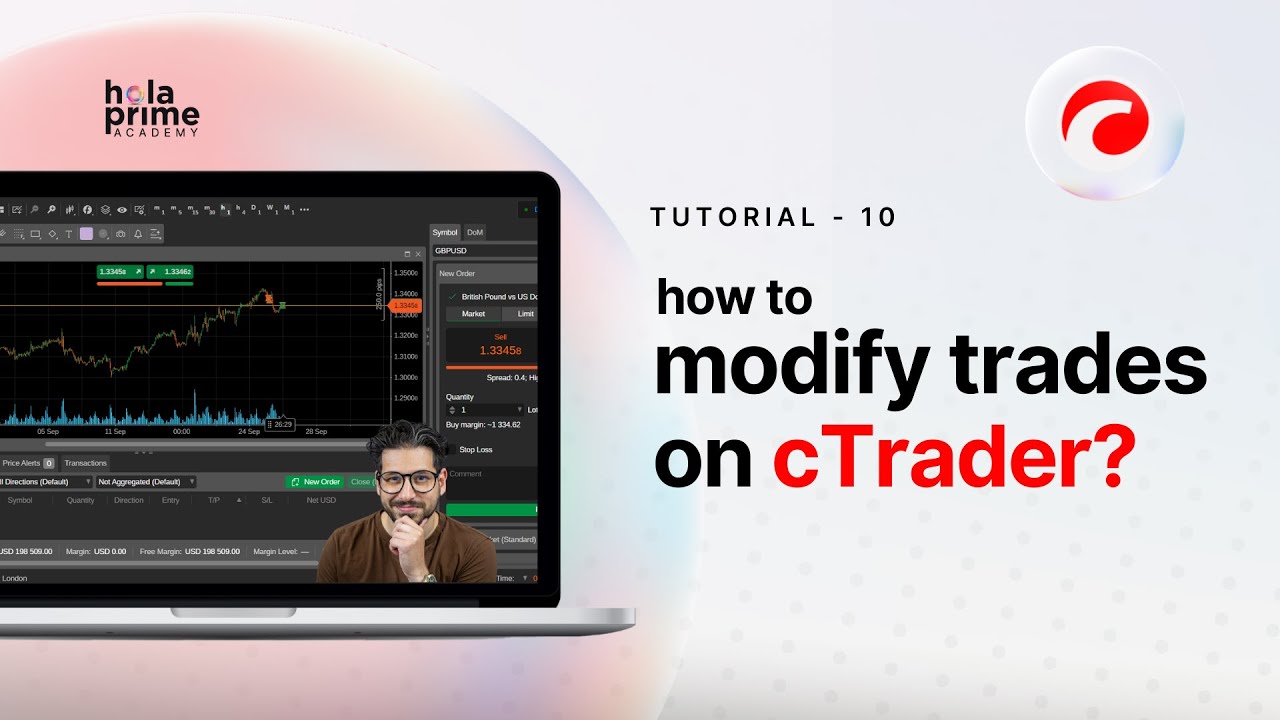 How to Modify and Partially Close Trades on cTrader | Hola Prime