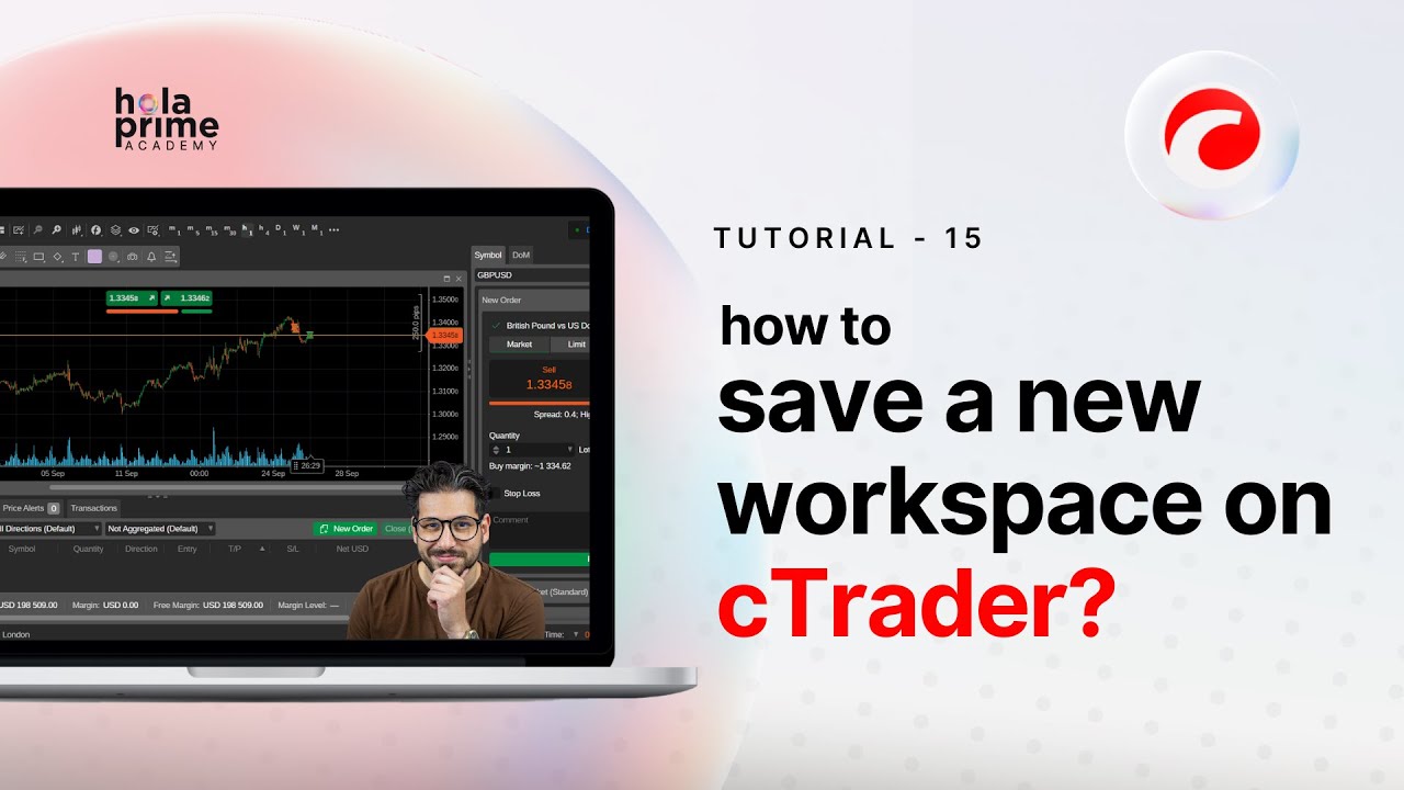 How to Change or Add a New Workspace on cTrader – Customize Your Trading Layout! | Hola Prime