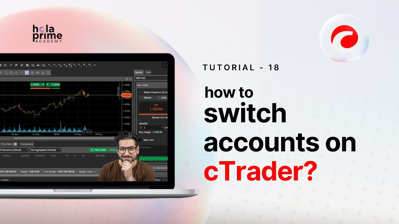 How to Easily Switch Between Trading Accounts on cTrader – Quick & Simple Tutorial! | Hola Prime